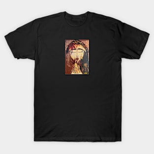 Autumn Leaves Lady. T-Shirt